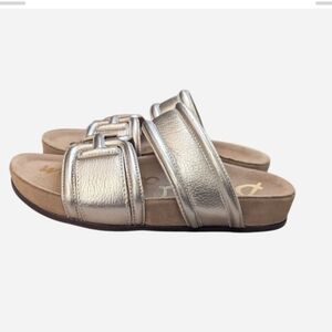 Sam Edelman Metallic Slide Sandals